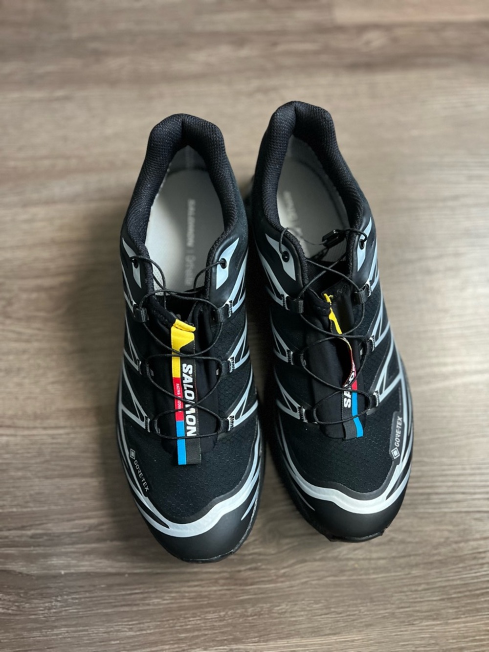 Salomon Black and Gray Trail Shoes
